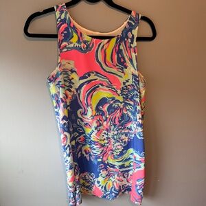 Lilly Pulitzer Sleeveless Multicolor Print Dress - Size Small